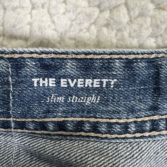 Adriano Goldschmied Jeans Men’s 30R (Actual 32x33) Blue Everett Slim Straight - Picture 9 of 14